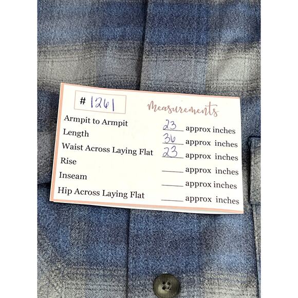 Mens Cabela's Blue Plaid Fleece Button Up Collared Long Sleeve Shirt Top Size L - Picture 7 of 7